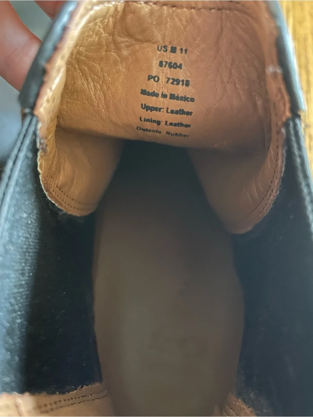 Rhodes Men's Black Chelsea Boots Vibram Sole 11